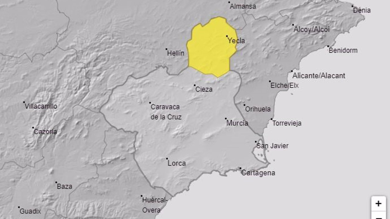 Aviso amarillo en la zona del Altiplano
