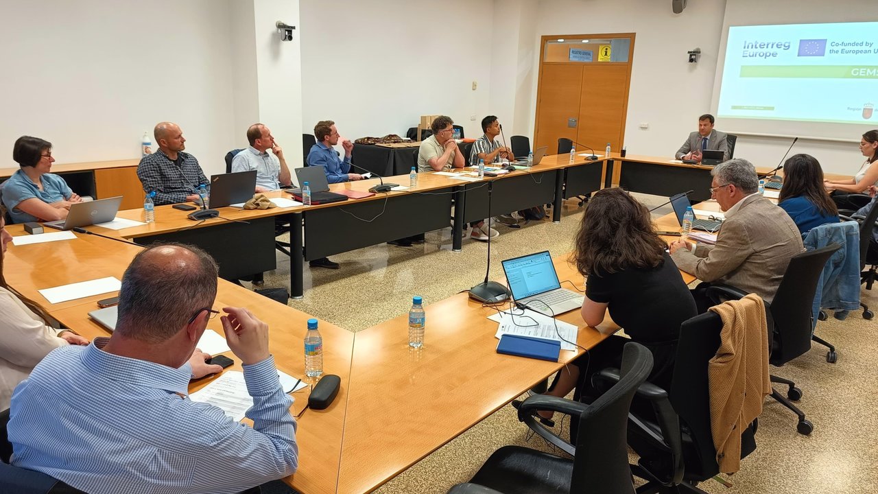 Participantes del proyecto GEMS durante la reunión celebrada en Murcia.