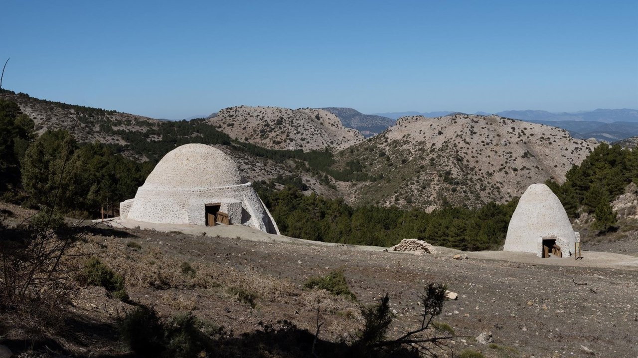Los dos Pozos de Nieve de Sierra Espuña que han sido galardonados con el premio Europa Nostra 2024 (foto: CARM)