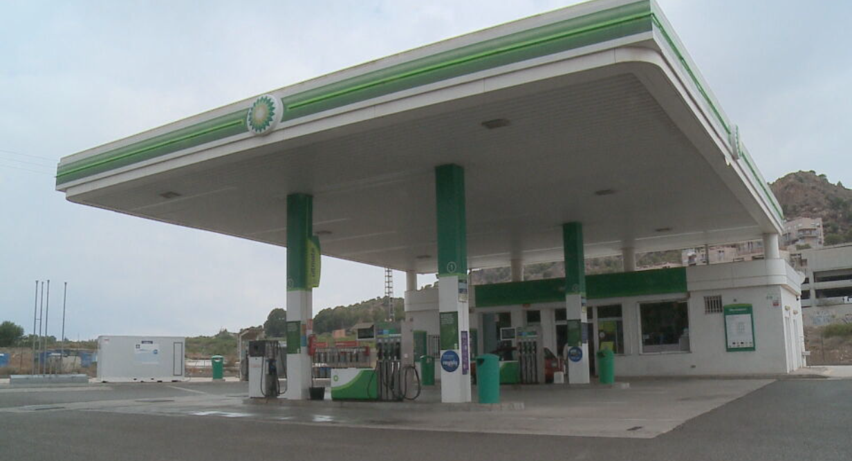 Gasolinera atracada este martes (foto: La 7)