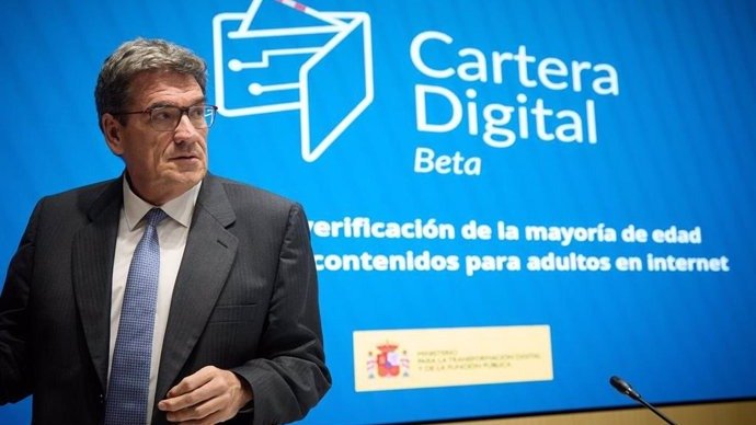 El ministro para la Transformación Digital y de la Función Pública, José Luis Escrivá, este martes en Madrid (foto: EP)