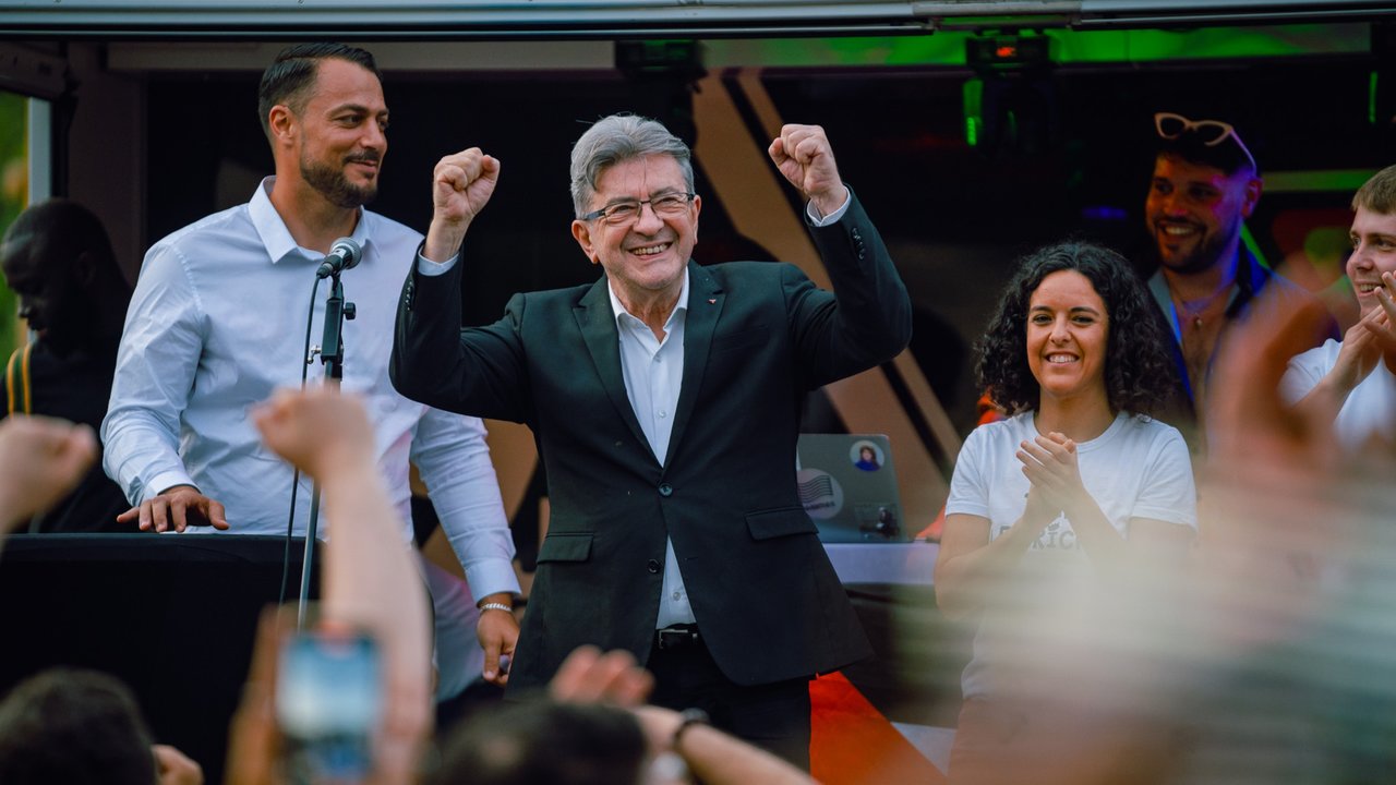 Jean-Luc Melenchon, ganador de las elecciones francesas