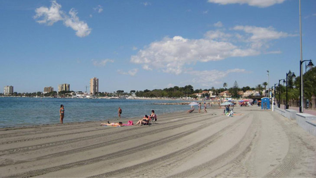 Playa de La Puntica, en Lo Pagán