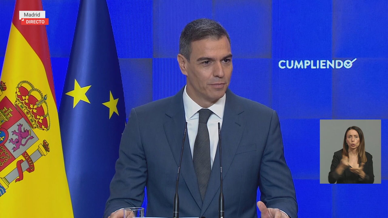 Pedro Sánchez, presidente del Gobierno (foto: La 7)