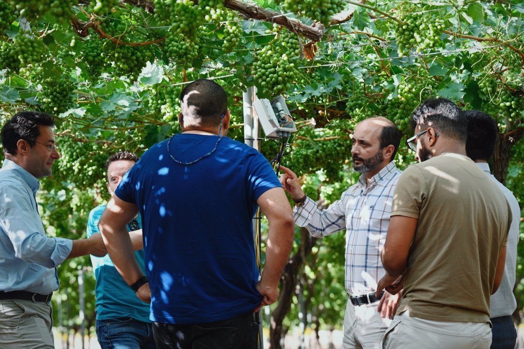 Visita a una finca con tecnología agrícola. - CARM