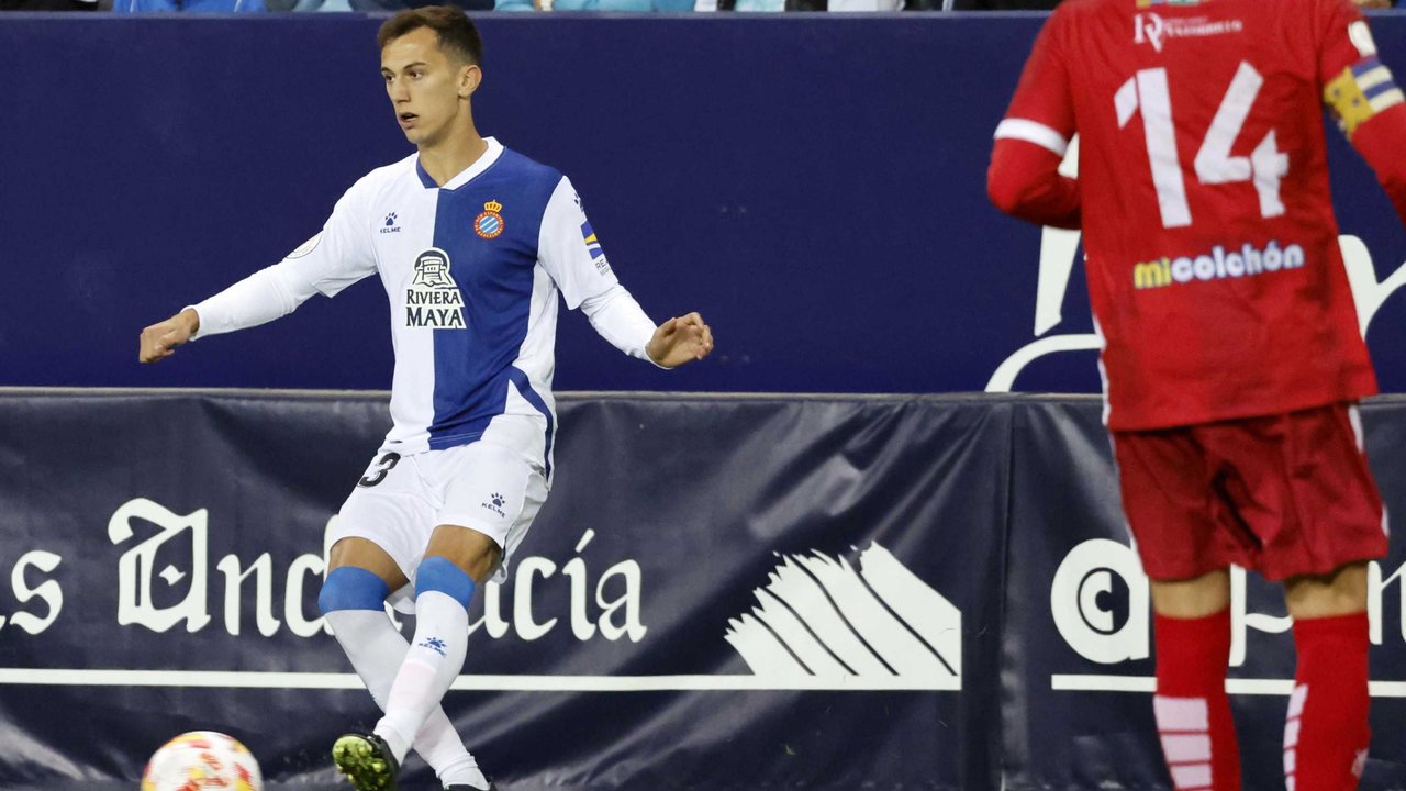 Kenneth Soler, con la camiseta del Espanyol