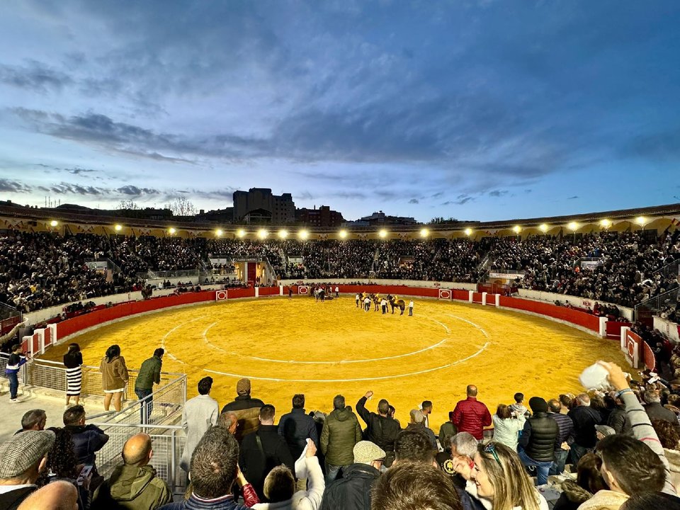 Plaza de Toros de Lorca, en la corrida de reinauguración | Foto: Ayto. de Lorca