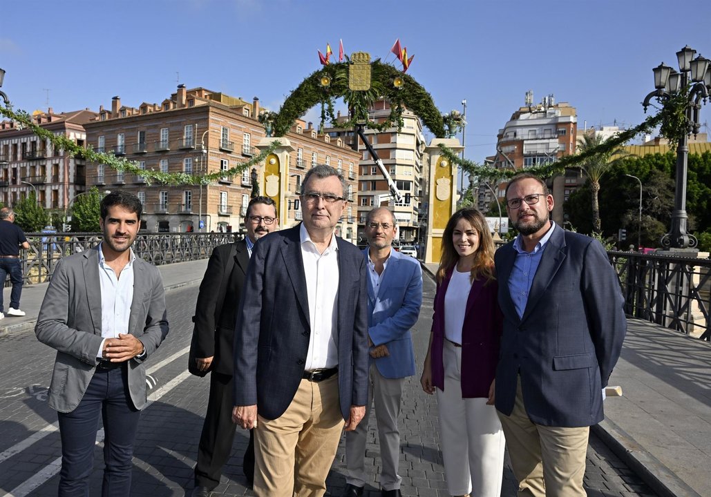 Inauguración del Arco Floral para la Feria de Murcia