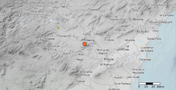 Terremoto en la Región de Murcia