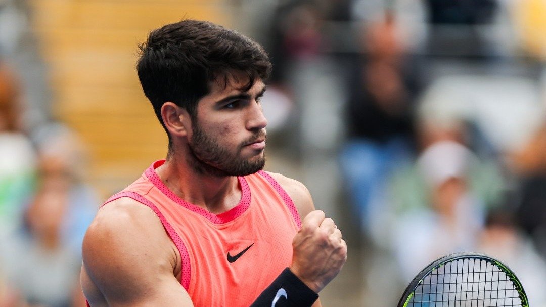 Carlos Alcaraz, en el ATP 500 de Pekín