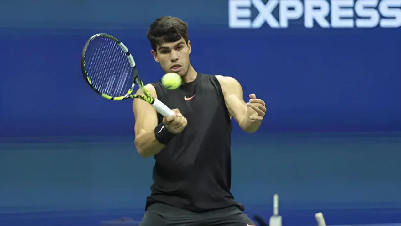 Carlos Alcaraz en el ATP 500 de Pekín