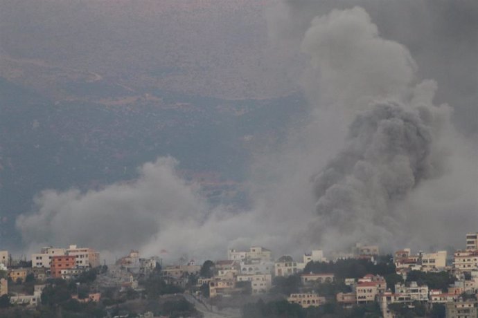 Bombardeos israelíes en el sur de Líbano (foto: EP)