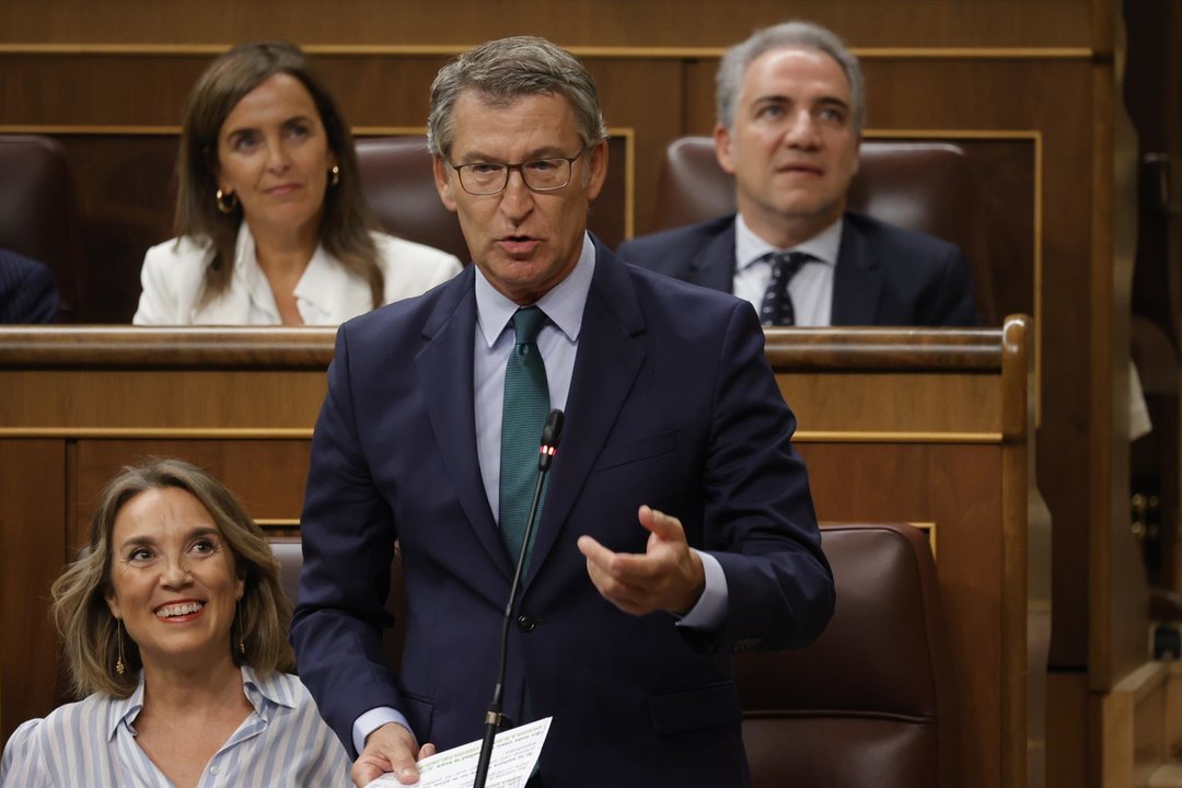 Feijóo, en el Congreso de los Diputados