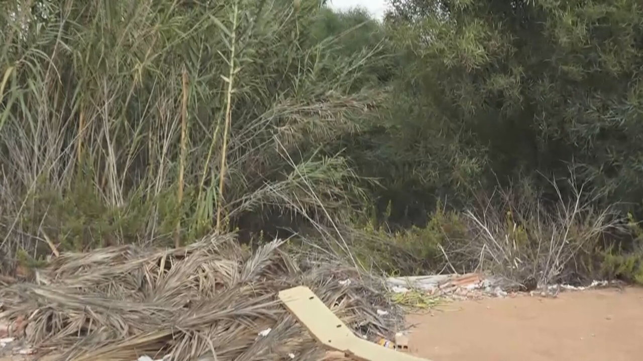 Zona donde ha aparecido el cadáver (foto: La 7)