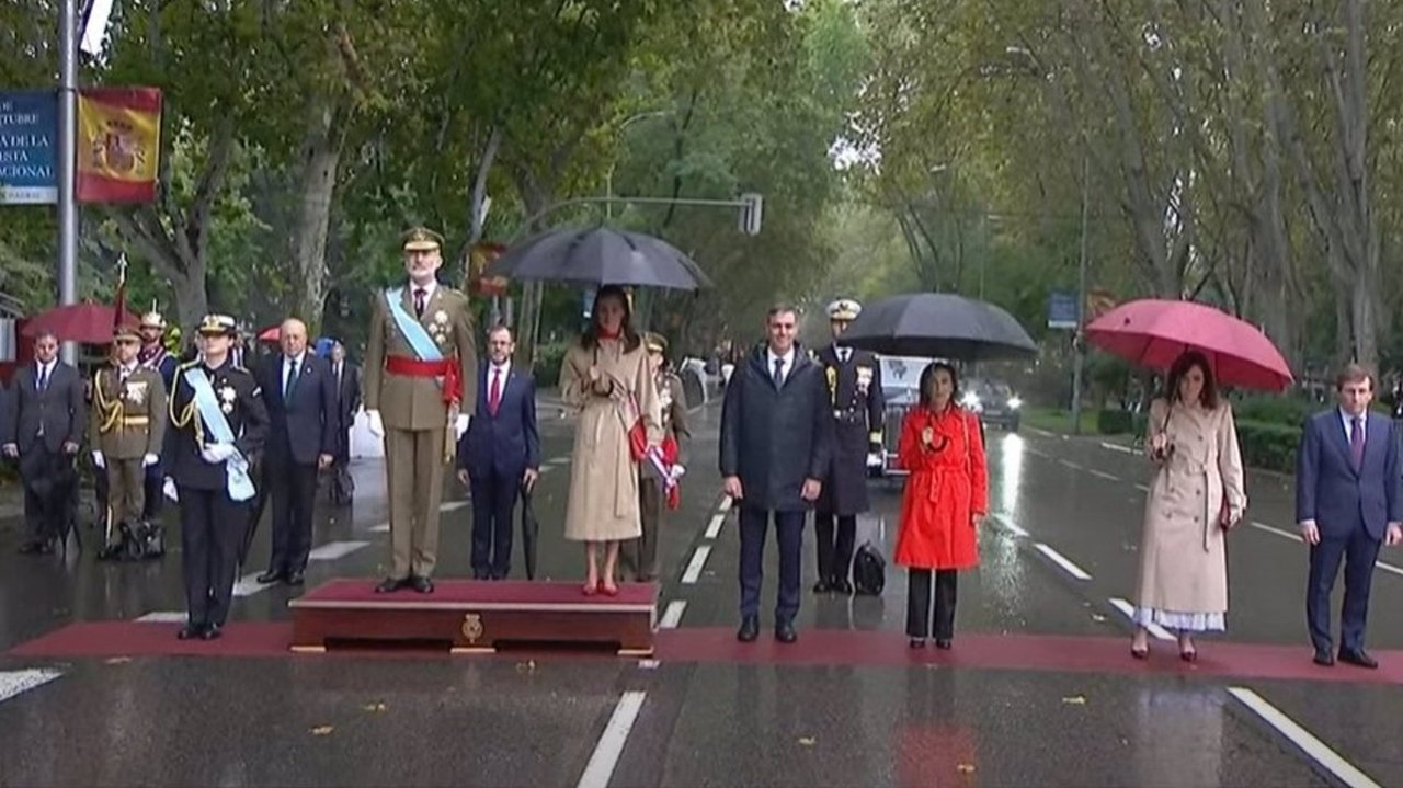 Desfile del 12 de octubre en Madrid 2024 (foto: La 7)