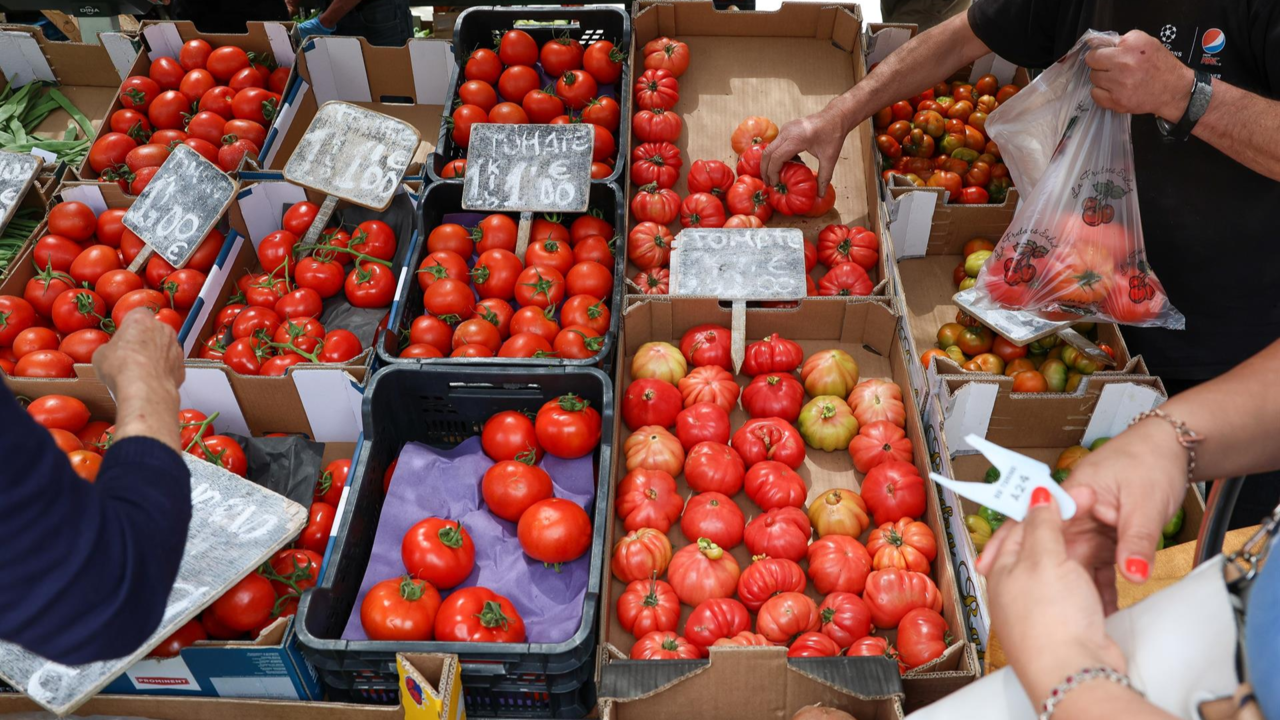 Imagen de archivo de una frutería