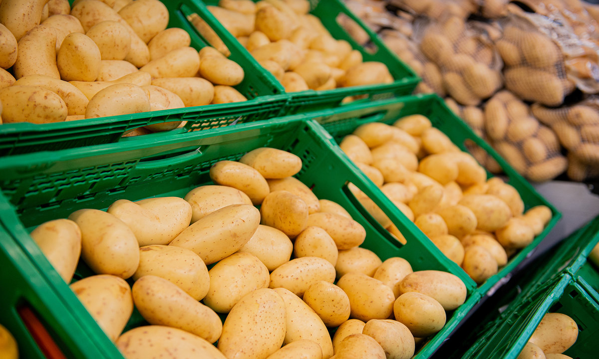 Patata a granel en Mercadona